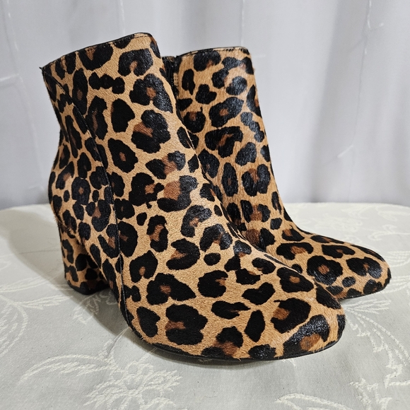 INC. International Concepts - Leopard Print Fur Dyed Booties - Picture 2 of 16